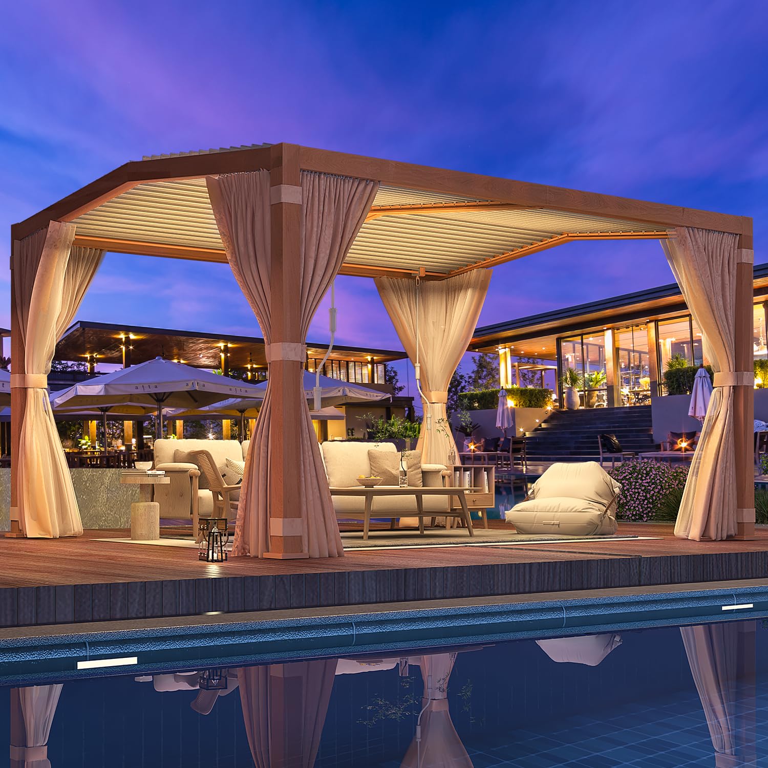 YOLENY Louvered Pergola 11x13 - Thumbnail 4