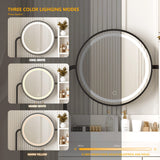 Makeup Vanity Desk with Mirror and Lights, Cute Vanity Makeup Table, Small Vanity Table for Bedroom with Lots Storage, 3 Lighting Modes, 31.5in(L)… Vabches