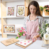 Suziko Large Flower Press Kit 10.8 x 6.9 inch for Adults Kids, Flower and Plant Preservation Kit, Arts and Crafts for Adults Leaf Press, Great Gift for Lovers Suziko