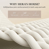 HERA'S HOUSE 7-Piece Indoor/Outdoor Dining Set for 6-64" Rust-Resistant Metal Table & 4.7" Cushioned Chairs, All-Weather Patio and Dining Room Furniture for Deck Kitchen Garden Backyard HERA'S HOUSE