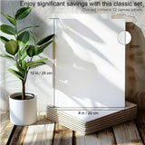 AETEXA Canvases for Painting 8x10 Inch, Canvas Bulk Pack of 12, 8 oz Primed Canvas Panel, Blank Canvas for Painting, Canvas Boards for Painting Acrylic and Oil, Art Supplies for Adults and Teens. AETEXA