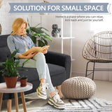 Shintenchi Small Modern Loveseat Couch Sofa, Mid Century Fabric Upholstered 2-Seat Sofa Couch Love Seats Furniture for Small Space,Living Room,Studio,Apartment with 2 Pillows,Black Shintenchi