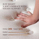 HIRELIX 12 Inch Queen Hybrid Mattress, Medium Firm with Memory Foam and Individually Wrapped Pocket Coils, Fiberglass-Free, CertiPUR-US Certified HIRELIX