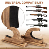 DGWJSU Gun Rack Wall Mount, Solid Wood Gun Racks for Wall Hold Up & Display Shotgun Rifle Sword Bow Firearm, Real Hardwood Gun Wall Hangers DGWJSU