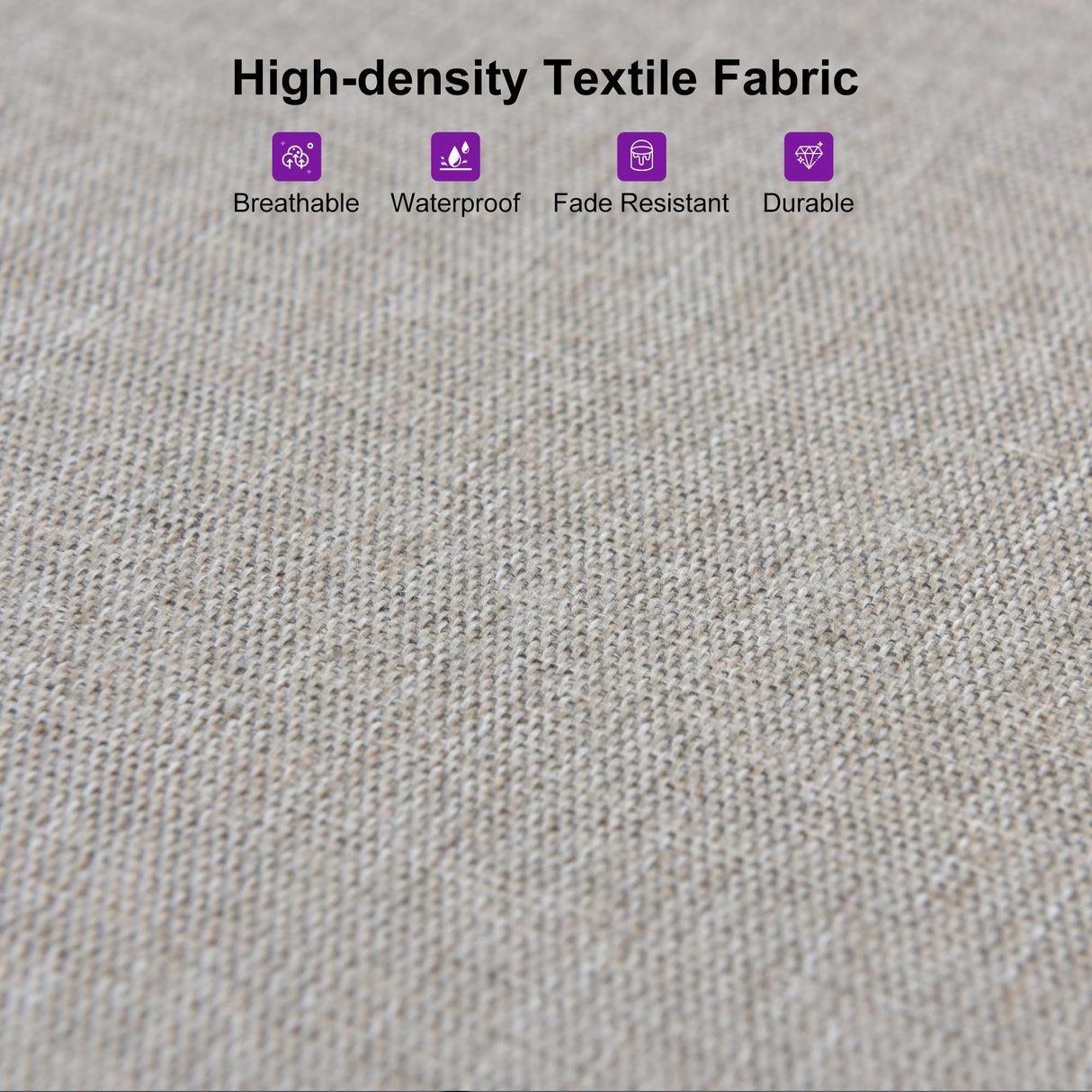 PURPLE LEAF Outdoor Dining Set for 8 All-Weather 9 Piece Patio Aluminium Dining Large Square Table and Rope Weave Chairs Included Cushions for Backyard Decor Kitchen Patio Furniture Set Grey and Navy PURPLE LEAF