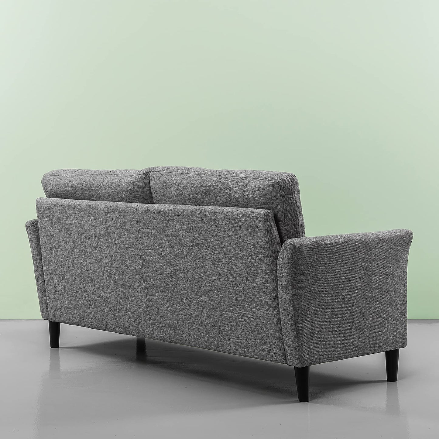 ZINUS Jackie Sofa Couch, Easy, Tool-Free Assembly, Soft Grey