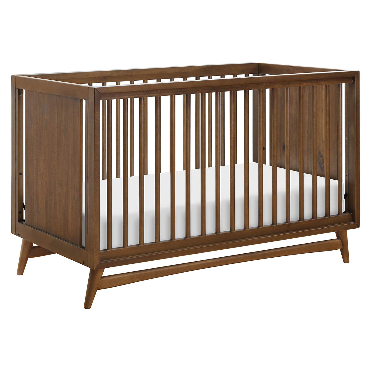 Babyletto Peggy 3-in-1 Convertible Crib with Toddler Bed Conversion Kit in Natural Walnut, Greenguard Gold Certified babyletto