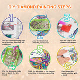 WSLWXSHM 5D Special Shape Diamond Art Kits for Beginners, Diamond Painting Kits for Adults Cat, Crystal Rhinestones Diamond Painting for Home Wall Decoration Gift 12×12inch/30×30cm, Animal WSLWXSHM