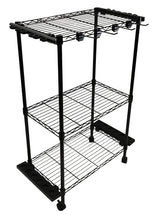 Old Cedar Outfitters Rolling Rod Cart and Tackle Trolley Holds 12 Rod and Reel Combo for Garage and Home Storage Old Cedar Outfitters