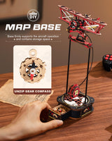 ROKR 3D Wooden Puzzles for Adults,Gravity Swing Model kit, 163Piece 3D Puzzles for Adults ROKR