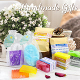 WhizToys Soap Making Kit Supplies, Crafts Kits for Adults and Kids, DIY Beginners Kit Containing Silicone Mold, Soap Cutter and Shea Butter Base, Fragrances and Gifts Cards WhizToys