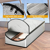 Attic Stairway Insulation Cover - Premium Energy Saving Attic Stairs Door Ladder Insulator Pull Down Tent with Zipper 25 in x 54 in x 11In (Attic Cover) DGSL