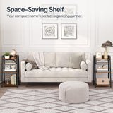 HOOBRO 3-Tier Ladder Shelf, Floor Standing Bookshelf, Storage Shelf with Drawer, Bookcase, Corner Bookshelf, Space Saver, for Bathroom, Living Room, Study, Office, Rustic Brown and Black BF09CJ01 HOOBRO