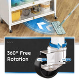 65'' Tall Kitchen Bakers Rack with Flip Door Cabinet, 5 Tier Multifunctional Microwave Stand Buffet, Coffee Bar, Kitchen Pantry Storage Cabinet Shelf, Quick Assembly, White Legendstone