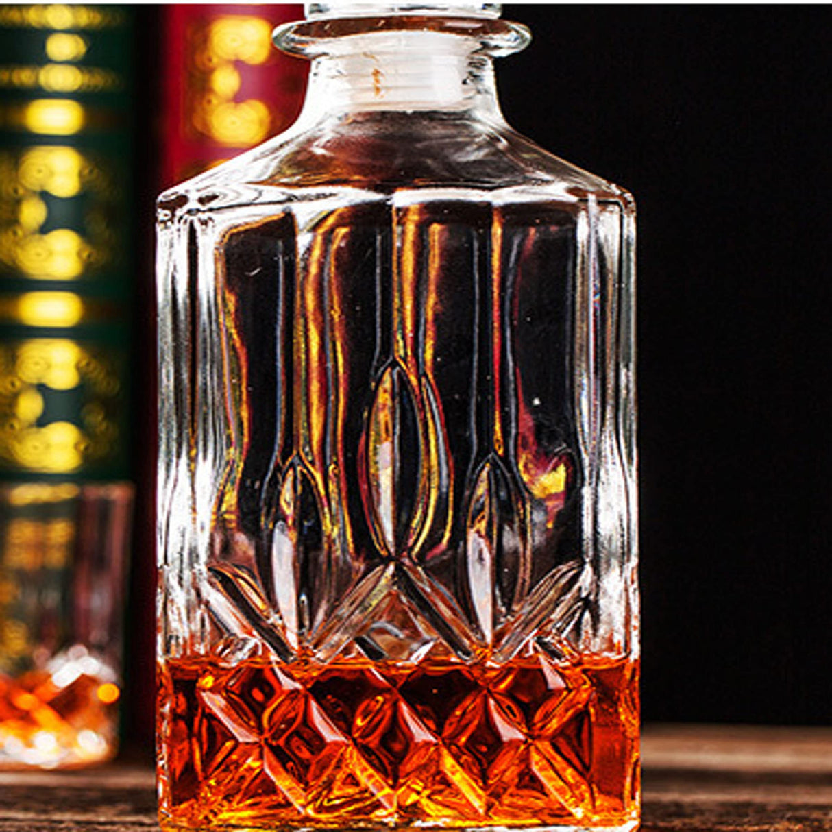 1PCS 33.8 oz Diamond Decanter Whiskey Decanter Crystal Whiskey Bottle – For Whiskey, Bourbon, Scotch and Spirits XXYXXY