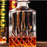 1PCS 33.8 oz Diamond Decanter Whiskey Decanter Crystal Whiskey Bottle – For Whiskey, Bourbon, Scotch and Spirits XXYXXY