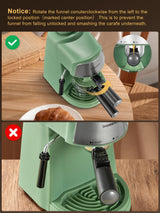 Ihomekee Espresso Machine, 3.5Bar Espresso and Cappuccino Machine with Fast Heating Function, 1-4 Cups Coffee Maker with Milk Frothing Function and Steam Wand (Green) Ihomekee