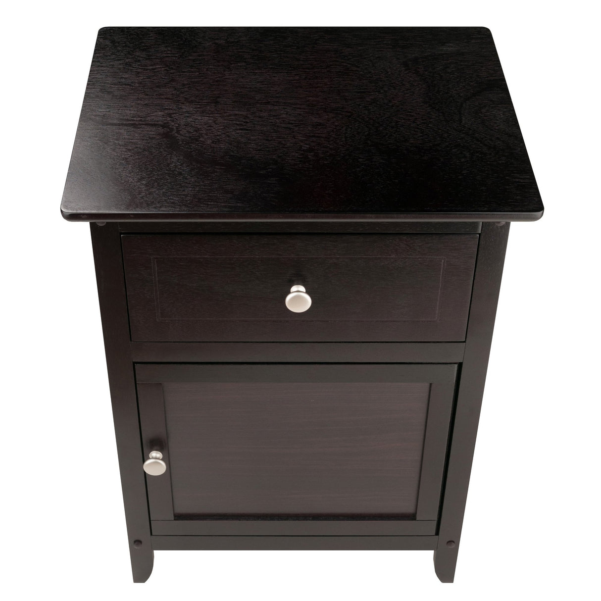 Winsome Eugene Accent Table, 18.90"W x 14.96"D x 25"H, Espresso Winsome