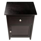 Winsome Eugene Accent Table, 18.90"W x 14.96"D x 25"H, Espresso Winsome