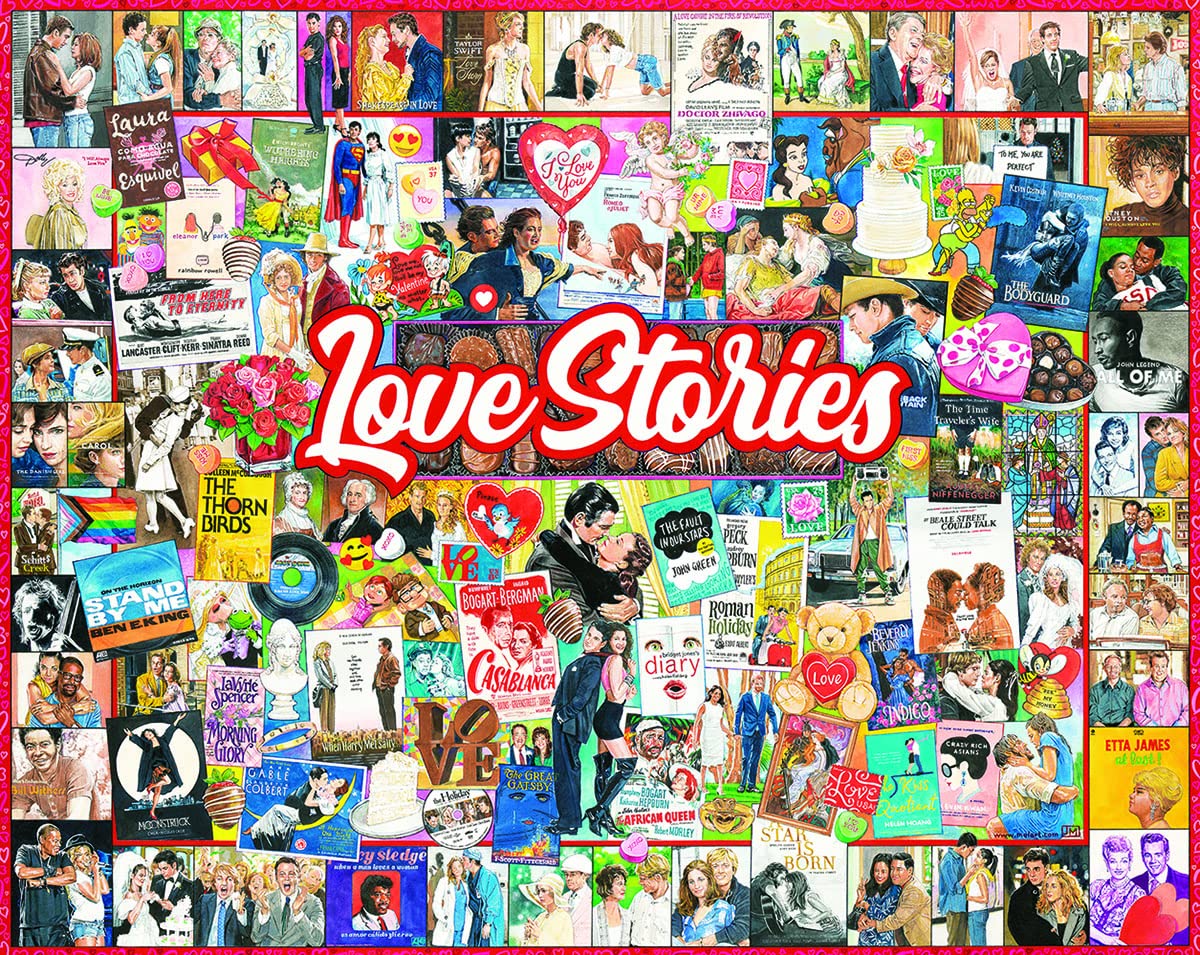 White Mountain Puzzles Love Stories - 1000 Piece Jigsaw Puzzle White Mountain