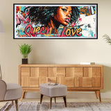 SKRYUIE 5D Large Diamond Painting Kits African Women - DIY Diamond Art Kits for Adults, Full Round Drill - Crystal Embroidery Cross Stitch - Craft for Wall & Office Decor - 12x30 inch / 30x80 cm SKRYUIE