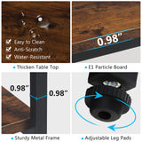 Tribesigns Extra Long Console Table, 70.9 inch Narrow Sofa Tables with 3 Tier Wood Storage Shelves Industrial Metal Frame for Entryway Hallway Living Room Behind Couch, Rustic Brown Black Tribesigns