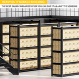 Hzdbhd 78" H 47.2" Wide Garage Shelving, Thickened Heavy Duty Metal Adjustable Shelves, Industrial Storage Rack Hzdbhd