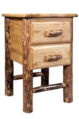Montana Woodworks Glacier Country Collection 2-Drawer Nightstand/End Table Montana Woodworks
