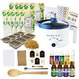 PIUH Soap Melter with Soap Making Supplies Kit,DIY Soap Making Kits Includes Soap Melter, 5lb Soap Base,Essencial Oils,Silicone Molds & Spoons,Dry Flower and Dyestuffs for Adults Kids DIY Soap Craft PIUH