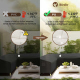 iBirdie Outdoor Sectional Cover fit 100 x 100 inch, 98 x 98, 96 x 96 L-Shaped Patio Sofa Waterproof Weatherproof 600D Heavy Duty Garden Furniture Cover for Outside L Shape Couch iBirdie