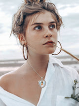 Junkin 24 Pcs Sublimation Rhinestone Trays Pendant Set, Including 6 Double Sided Blank Rhinestone Bezel Trays, 6 Pcs Thick Chains with 12 Sublimation Discs for Making (Gold, Silver, Rose Gold) Junkin