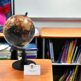 Hosley 10 Inch High Globe on Wooden Stand. A great gift for Father's Day for your Home birthdays holidays and special events. O9 Hosley