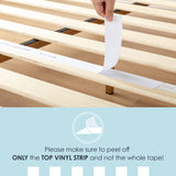 Mellow Naturalista Classic 16 Inch Solid Wood Platform Bed with Wooden Slats, Natural Pine, Queen Mellow