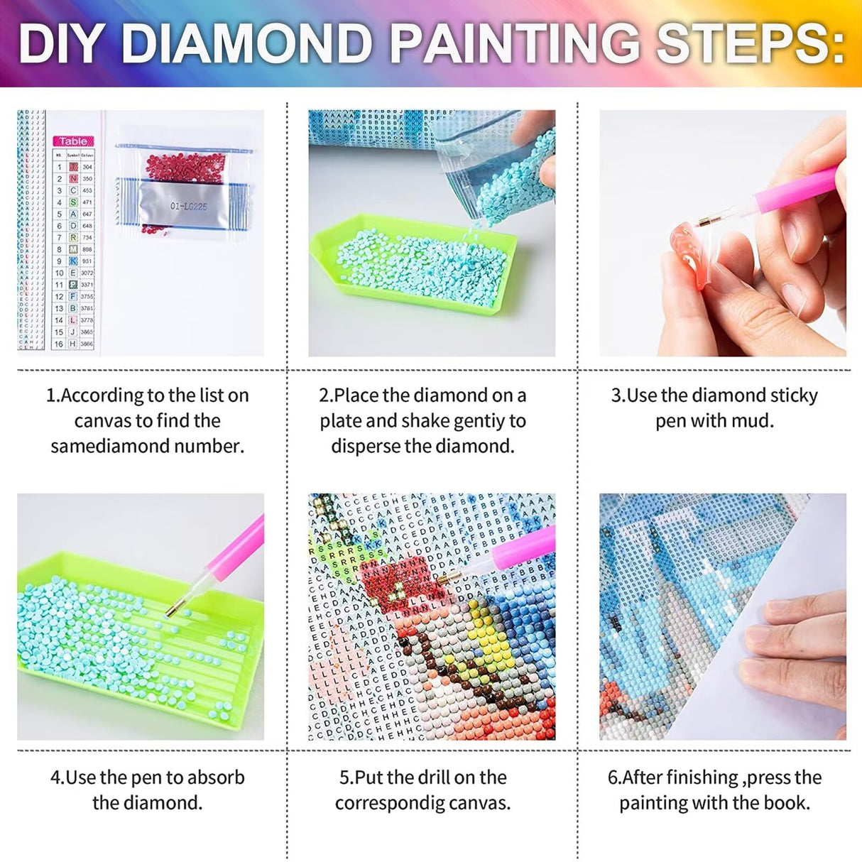 Movstrb Adult Landscape Diamond Painting, Enchanted Cottage 5D Adult Diamond Art Kit, Beginner Full Diamond Diamond Painting Gemstone Art Kit for DIY Crafts 12x18 Inch Movstrb