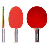 Franklin Sports Ping Pong Paddle - Performance Table Tennis Racket - Wooden Pro Style Paddle with Rubber Surface - Red + Gray Franklin Sports