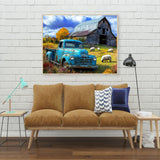 VividMeng Truck Diamond Art Kits for Adults,Rural Diamond Painting Kit for Adults,DIY Full Drill Diamond Painting Truck Gem Art and Crafts 16x12inch VividMeng