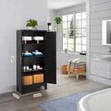 61" Tall Farmhouse Metal Pantry Cabinet, Kitchen Pantry Storage Cabinets with 2 Barn Door and Adjustable Shelves,Metal Pantry Storage Cabinet,for Kitchen,Laundry Room,Home Office,Kids Room (Black) Washsemba