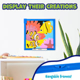 READY 2 LEARN Sand Art Gallery - Color by Number - Sea Life - Sand Art Kit for Kids - 10 Bright Colors - 4 Design Sheets with Frames - 2 Styluses READY 2 LEARN