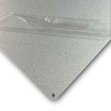 ebamaz Aluminum Metal Signs Sublimation Blanks 8X12X0.026 Inch Nameplates for Heat Transfer Press UV Print 4 Drilled Holes 5PCS (Pearl Silver) 20X30 CM ebamaz