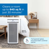 Medify MA-40 Air Purifier with True HEPA H13 Filter | 1,793 ft² Coverage in 1hr for Smoke, Wildfires, Odors, Pollen, Pets | Quiet 99.9% Removal to 0.1 Microns | White, 1-Pack Medify Air