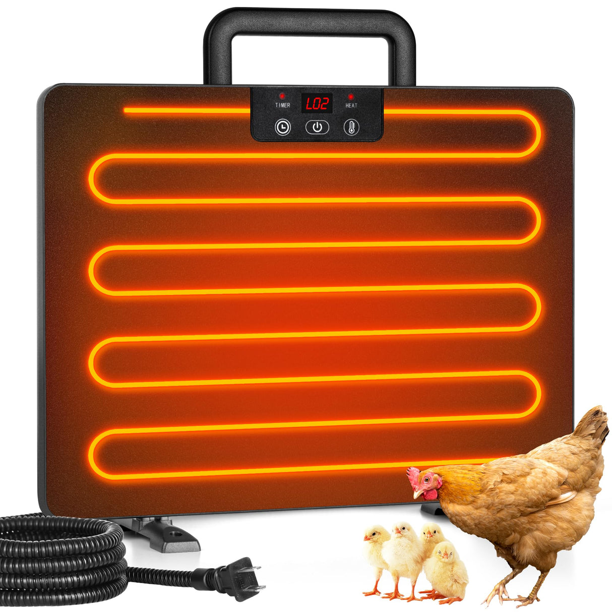 Chicken Coop Heater, Chicken Coop Heater Heating Panel for Winter POMINEL