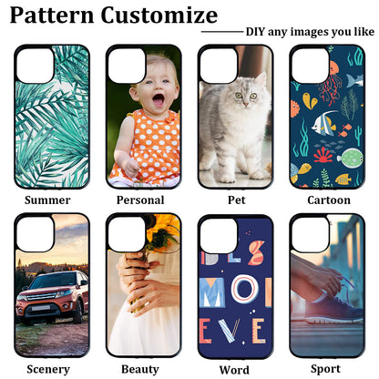 Konohan 6 Pieces Sublimation Blank Phone Case Cover Blank Printable Phone Case for DIY Customize Heat Press Rubber Protective Case(Compatible with iPhone 12/12 Pro)