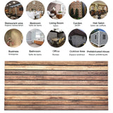 Dundee Deco 3D Wall Panels Wooden Effect - Cladding, Distressed Brown Wood Look Wall Paneling, Styrofoam Facing for Interior and Exterior Applications, DIY, Sample, Size 10 x 10 in. Dundee Deco