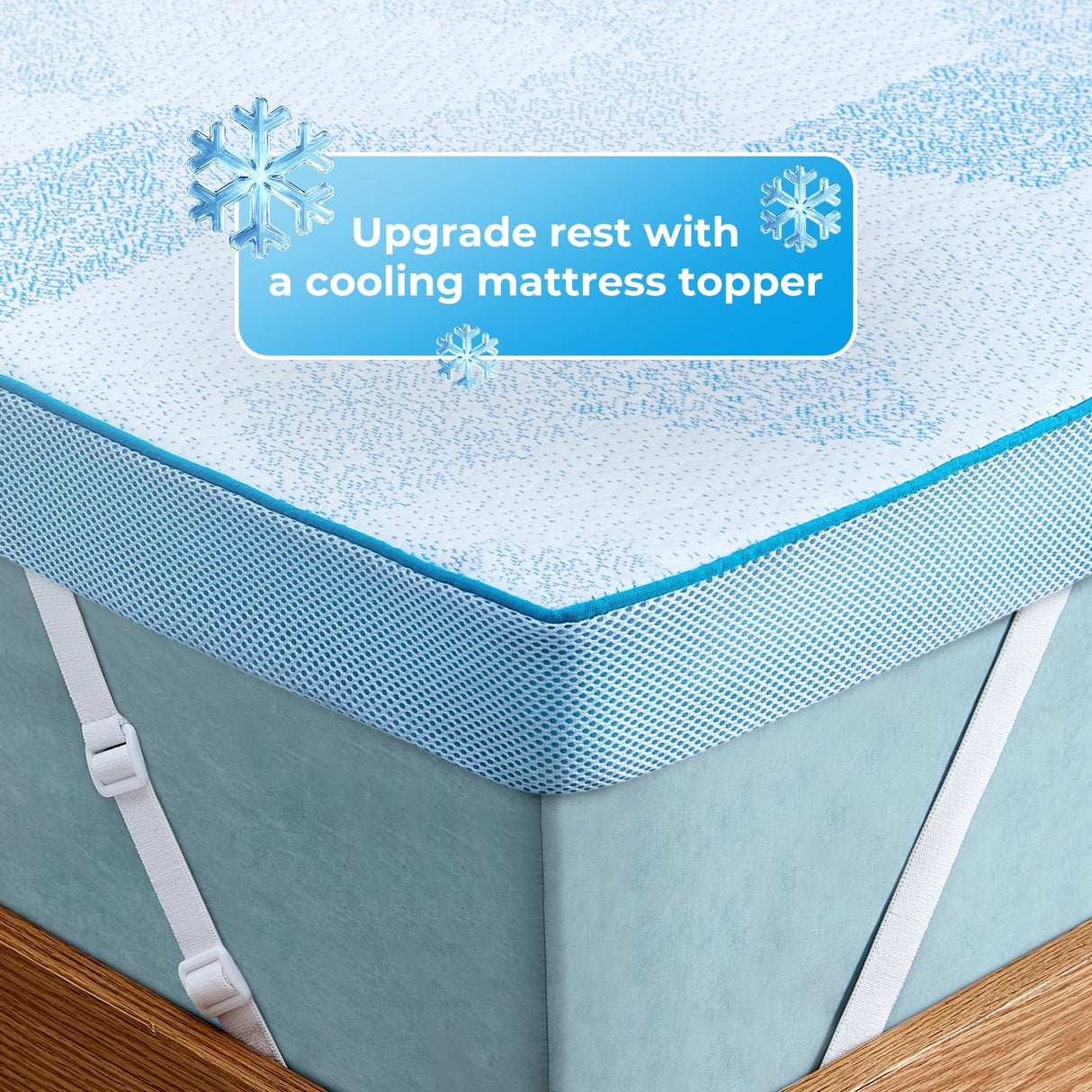 PERLECARE Medium Firm Mattress Topper Twin - 3 Inch Cooling Memory Foam Bed Topper for Pressure Relief, Soft and Supportive, Non-Slip and Washable Cover, CertiPUR-US Certified PERLECARE