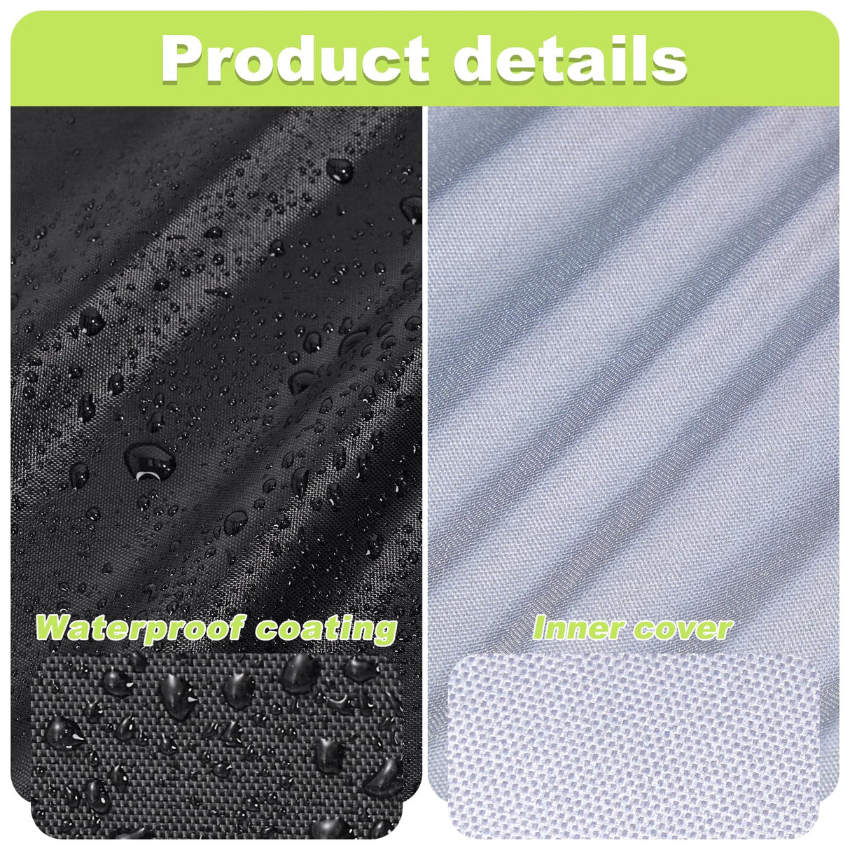 Stacking Outdoor Chair Cover Waterproof, Uranshin Outdoor Patio Furniture Covers Stacked Chairs 210D, Lounge Chair Covers Outdoor Stack Chairs for All Weather Protection, Black, 25"L x 25"W x 47”H Uranshin