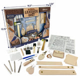 ArtSkills Leather Working Kit for Beginners with Leather Tools, Dyes, and Stamps - Arts and Crafts Kit for Adults & Teens, 64 pc ArtSkills