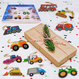 Lesonwo 10 PCS 5D Diamond Art Keychain, DIY Painting Keychains Kit, Truck 5D Diamond Art Keychains for Kids Adults Lesonwo