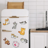 Vcekract 12 PCS Diamond Art Kits for Adults, Diamond Art Refrigerator Magnets, Cat Diamond Art Kits, Diamond Painting Kits for Home Decor Vcekract