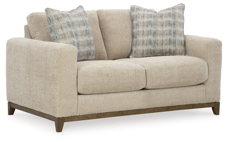 Signature Design by Ashley Parklynn Classic Loveseat for Living Room, Beige Signature Design by Ashley