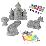 MindWare Paint Your Own Stone Unicorn Garden – Weather-Resistant Garden Rocks Paint Kit for Kids – Includes Paint, Brushes and Instructions – Ages 8 and Up MindWare